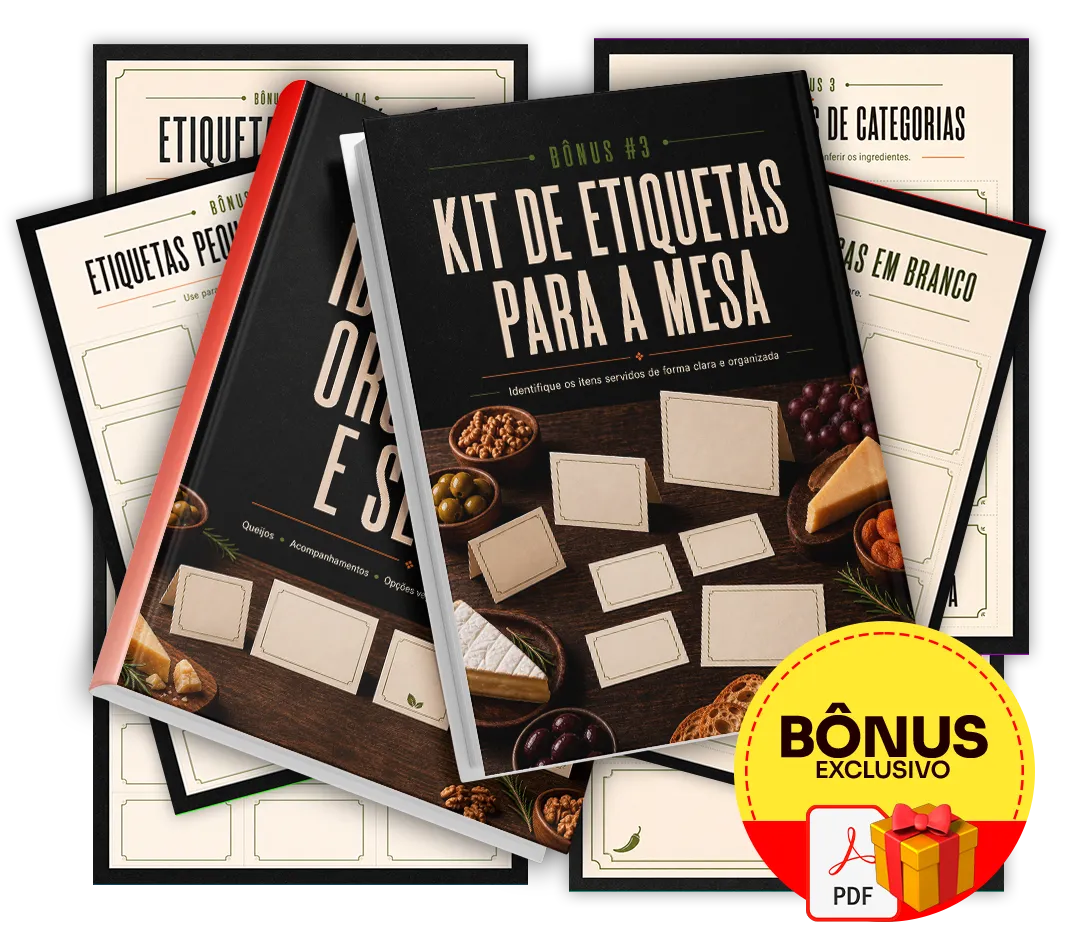 Bônus 3 — Kit de Etiquetas para a Mesa